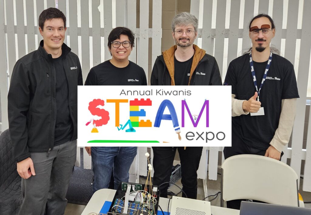 On Saturday, November 2nd, four Team Corporation Engineers volunteered their time to participate in the local STEAM (Science, Technology, Engineering, Art, & Math) Expo sponsored by Lynden Noon Kiwanis Club in Lynden, WA. The event strives to provide a fun and educational event where children have the opportunity to explore, play, and experiment with Science, Technology, Engineering, Art & Math.