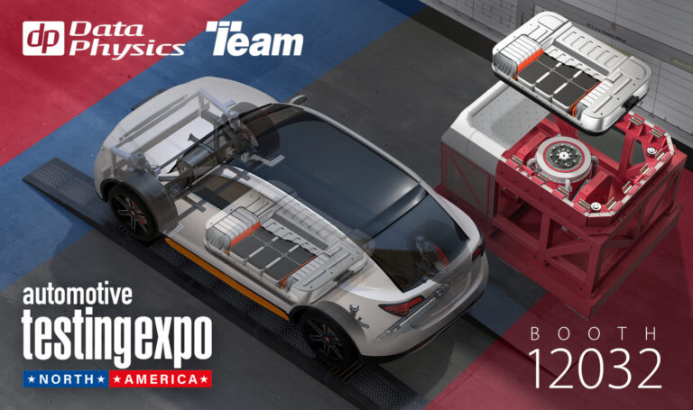 Data Physics and Team Corporation, exhibiting together at the 2025 Automotive Testing Expo – North America